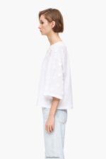 衣類 Bimba Y Lola ハートコットンTシャツ 白 6BZ0X0283 - 画像 (2)