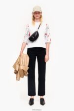 衣類 Bimba Y Lola ハートプリント ダブルファブリック Tシャツ ニックネーム 6BZ0X0282 - 画像 (6)