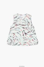 衣類 Bimba Y Lola バタフライ ウイング プリント Aライン T シャツ ミント 6BZ0X0305 - 画像 (5)