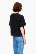 衣類 Bimba Y Lola バナナプリントTシャツ 黒 6BZ0X0278 - 画像 (2)