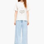 衣類 Bimba Y Lola パンダベアプリントTシャツ 生成り 6BZ0X0271