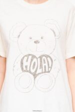 衣類 Bimba Y Lola パンダベアプリントTシャツ 生成り 6BZ0X0271 - 画像 (4)
