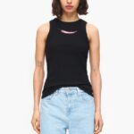 衣類 Bimba Y Lola フィットチリトップ 黒 6BZ0X0245