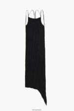 衣類 Bimba Y Lola フィットミディドレス 黒 6BZ0X0237 - 画像 (5)