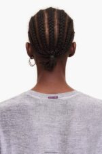 衣類 Bimba Y Lola フォイルTシャツ 流体灰色 6BZ0X0307 - 画像 (4)