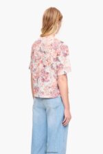 衣類 Bimba Y Lola フルプリントボクシーTシャツ 果物 6BZ0X0291 - 画像 (2)
