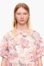 衣類 Bimba Y Lola フルプリントボクシーTシャツ 果物 6BZ0X0291 - 画像 (3)