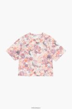 衣類 Bimba Y Lola フルプリントボクシーTシャツ 果物 6BZ0X0291 - 画像 (4)
