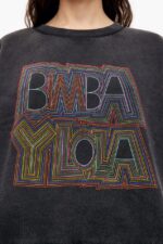 衣類 Bimba Y Lola ボクシーなスウェットシャツ 黒 6BZ0X0500 - 画像 (4)
