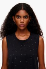 衣類 Bimba Y Lola マルチカラーストーン Tシャツ 黒 6BZ0X0297 - 画像 (4)