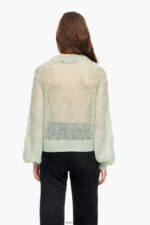 衣類 Bimba Y Lola モヘアオープンニットセーター ミント 6BZ0X0381 - 画像 (3)