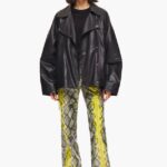 衣類 Bimba Y Lola レザージャケット 黒 6BZ0X0476