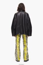 衣類 Bimba Y Lola レザージャケット 黒 6BZ0X0476 - 画像 (3)