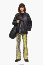 衣類 Bimba Y Lola レザージャケット 黒 6BZ0X0476 - 画像 (6)