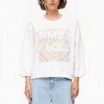 衣類 Bimba Y Lola ロゴプリントスウェットシャツ 象牙 6BZ0X0503