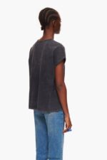衣類 Bimba Y Lola ロゴTシャツ ウォッシュドブラック 6BZ0X0259 - 画像 (2)
