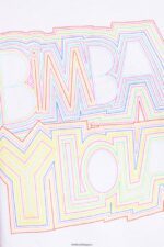 衣類 Bimba Y Lola ロゴTシャツ 白 6BZ0X0258 - 画像 (3)