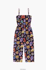 衣類 Bimba Y Lola ロングフィッシュシーフルードジャンプスーツ 黒 6BZ0X0177 - 画像 (5)