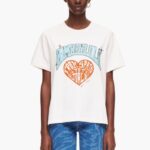 衣類 Bimba Y Lola 大学ロゴTシャツ 白 6BZ0X0277