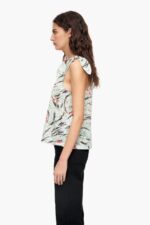 衣類 Bimba Y Lola 蝶の羽プリント Tシャツ ミント 6BZ0X0304 - 画像 (2)