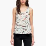 衣類 Bimba Y Lola 蝶の羽プリント Tシャツ ミント 6BZ0X0304