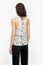 衣類 Bimba Y Lola 蝶の羽プリント Tシャツ ミント 6BZ0X0304 - 画像 (3)