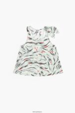 衣類 Bimba Y Lola 蝶の羽プリント Tシャツ ミント 6BZ0X0304 - 画像 (5)