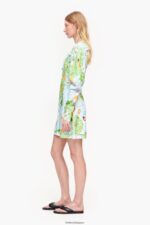 衣類 Bimba Y Lola Vigo ゲーム プリント ショート ジャカード ドレス 体液 6BZ0X0198 - 画像 (2)