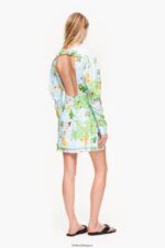 衣類 Bimba Y Lola Vigo ゲーム プリント ショート ジャカード ドレス 体液 6BZ0X0198 - 画像 (3)