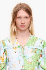 衣類 Bimba Y Lola Vigo ゲーム プリント ショート ジャカード ドレス 体液 6BZ0X0198 - 画像 (4)
